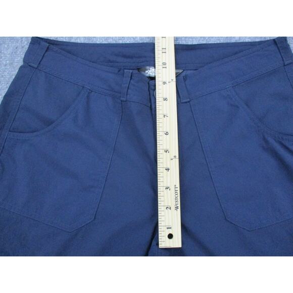 The North Face Pants Women 10 Navy Stretch Hiking Cinch Hem Cargo Hiking Outdoor - Picture 5 of 16